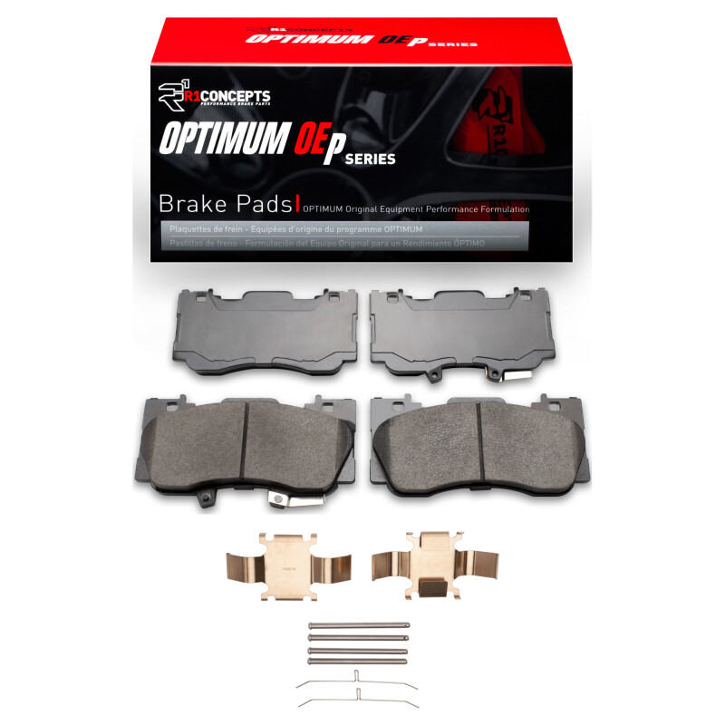 Ford Mustang Brake Pads - Front - R1 Concepts - Optimum OE - `15-`23 Ford Mustang Brake Pads - Front - R1 Concepts - Optimum OE - `15-`23